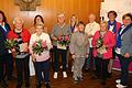 Auf dem Foto von links  Pfister Tanja (Vorstandsteam), Stark Wilma, Wahler Gertrud, Kling Heike, Hochrein Gertrud, Winzig-Popp Ines (Vorstandsteam), Endres Hedwig, Thüring Irmtraud, Faulhaber Helga, Edith Werner (Diözesanvorsitzende), Sandra Endres (Vorstandsteam).