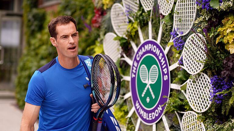 Wimbledon 2024       -  Andy Murray ist in Wimbledon im Doppel ausgeschieden.