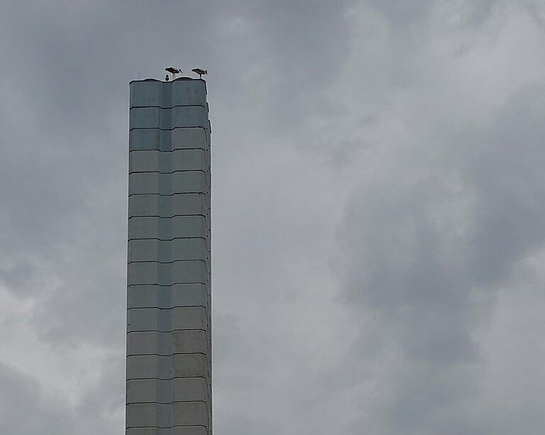 Beste Aussichten vom Kamin des Leopoldina Krankenhauses in Schweinfurt aus. Beste Aussichten vom Kamin des Leopoldina Krankenhauses in Schweinfurt aus.