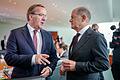 Bundeskabinett       -  An der Basis der SPD in Bayern gibt es noch kein einheitliches Meinungsbild zur K-Frage. (Archivbild)