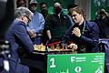 Fide-Blitzschach-WM in New York       -  Magnus Carlsen trat zur Blitzschach-WM doch an, in Jeans.