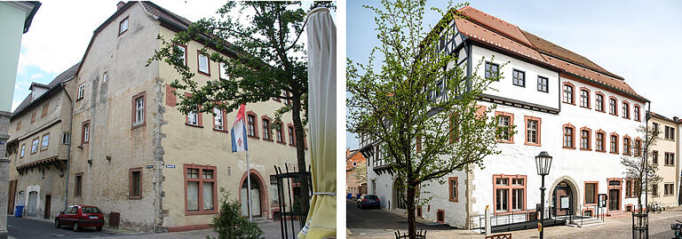 Das neue städtische Museum vor und nach der Sanierung. Das neue städtische Museum vor und nach der Sanierung.