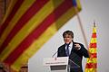 Carles Puigdemont       -  Nach der Rede verschwand Puigdemont von der Bildfläche. Die Polizei leitete eine Großfahndung ein. (Archivbild)