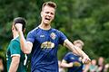 Jawoll: Luca Röder vom FV Karlstadt feiert seinen Treffer zum 3:0-Endstand gegen den TSV Homburg.