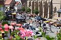 Im Laufe des Jahres finden in der Region Dutzende Feste und Großveranstaltungen statt, wie hier zum Beispiel das Stadtfest mit Oldtimerausstellung im Sommer in der Altstadt von Gerolzhofen. Gilt hier die Bonpflicht an allen Verkaufsständen?