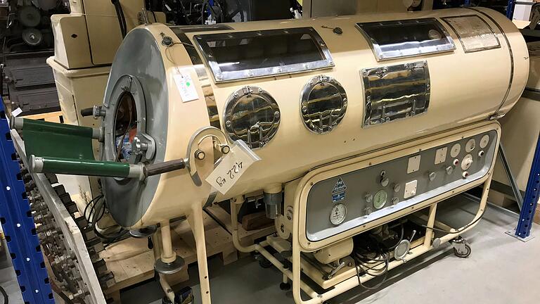 Die Eiserne Lunge der Firma Schuster &amp; Schmidt steht für Technik und Erfindergeist.&nbsp;