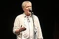 Der Sieger des Poetry-Slam-Finales in Schweinfurt: Stefan Unser.