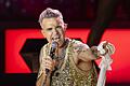 Robbie Williams       -  Sieben Auftritte in Deutschland: Für die Konzerte von Superstar Robbie Williams beginnt der Vorverkauf. (Archivbild)