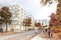 Das Bismarck-Quartier ist eines von drei geplanten großen Wohnbauprojekten in der äußeren Pleich. Das Bild zeigt den Entwurf, mit dem das Architekturbüro Baumschlager Eberle gewann einen der zwei ersten Preise beim städtebaulichen Wettbewerb gewann.
