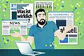Druck       -  Was sind Fake News und was sind wahre Nachrichten? Beides voneinander zu trennen fällt oft nicht leicht.Illustration: Romina Birzer
