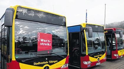 Stillstand: Anlass des Streiks ist der monatelange Tarifkonflikt im privaten Omnibusgewerbe.