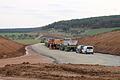 Baustelle für die Umgehung in Wiesenfeld.