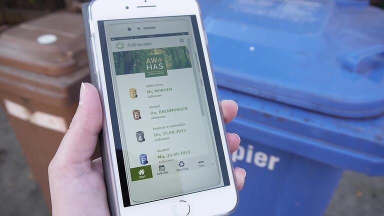 Ab Oktober soll es im Landkreis Haßberge eine Abfall-App geben.
