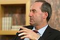 Der stellvertretende bayerische Ministerpräsident und Wirtschaftsminister Hubert Aiwanger (Freie Wähler) beim Redaktionsbesuch in Würzburg.
