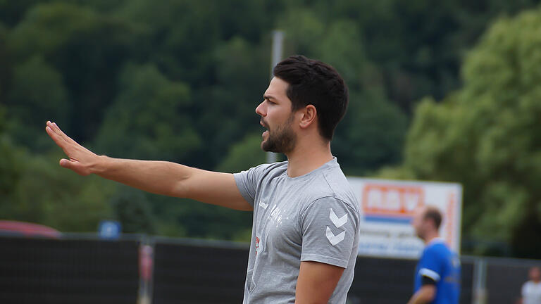Aubstadt-Trainer Victor Kleinhenz. Aubstadt-Trainer Victor Kleinhenz.