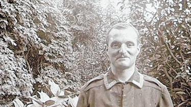 Augenzeuge im Krieg: Soldat Adelbert Gümbel.