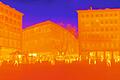 Wärmebild München       -  Wie müssen Gebäude und städtische Infrastruktur angepasst an den Klimawandel geplant werden, um die Temperaturen in Städten zu reduzieren?
