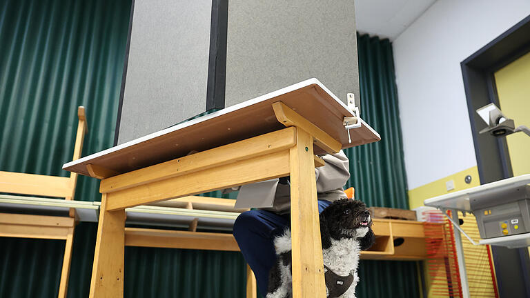 Landtagswahl Bayern - Öffnung der Wahllokale.jpeg       -  Ein Wahllokal kann eine Schule sein. Doch wie findet man die Adresse raus?