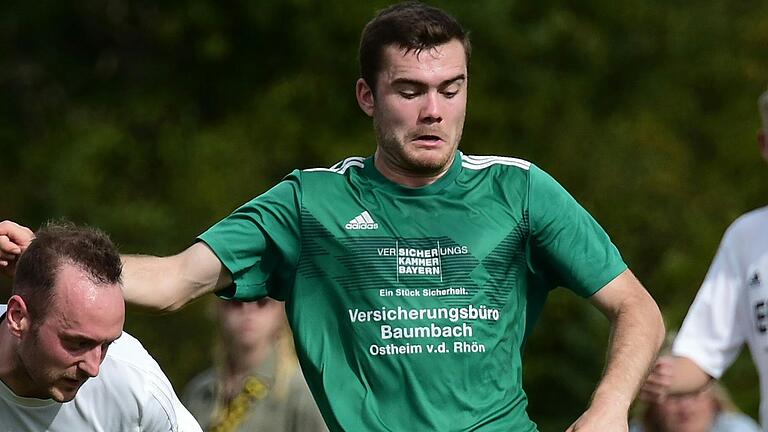 Jan Baumbach (Archivbild von September 2022) verhalf mit seinem Treffer dem TSV Ostheim zum 1:0-Erfolg gegen die SG Mellrichstadt/Frickenhausen. Jan Baumbach (Archivbild von September 2022) verhalf mit seinem Treffer dem TSV Ostheim zum 1:0-Erfolg gegen die SG Mellrichstadt/Frickenhausen.