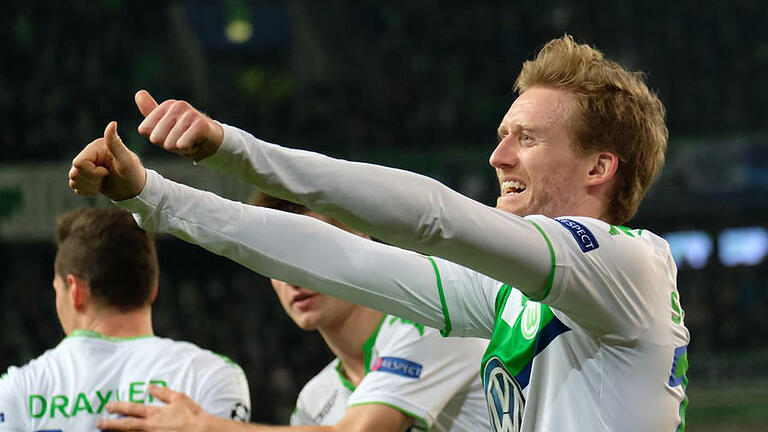 Matchwinner       -  André Schürrle war mit seinem Tor der Matchwinner für den VfL Wolfsburg. Foto: Peter Steffen