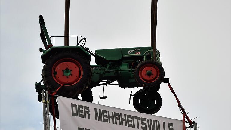 Rund 1500 Menschen protestierten am Samstag in Marktheidenfeld gegen die Politik der Bundesregierung.