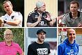 Geteiltes Echo: (oben von links) Marc Reitmaier, Matthias Gerhardt,&nbsp; Julian Grell sowie (unten von links) Hansjürgen Ragati, Marco Wildersinn und Tobias Riedner beurteilen die Reformpläne zum Kinderfußball höchst unterschiedlich.
