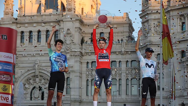 UCI WorldTour - Vuelta a España       -  Primoz Roglic feiert seinen vierten Gesamtsieg bei der Vuelta.