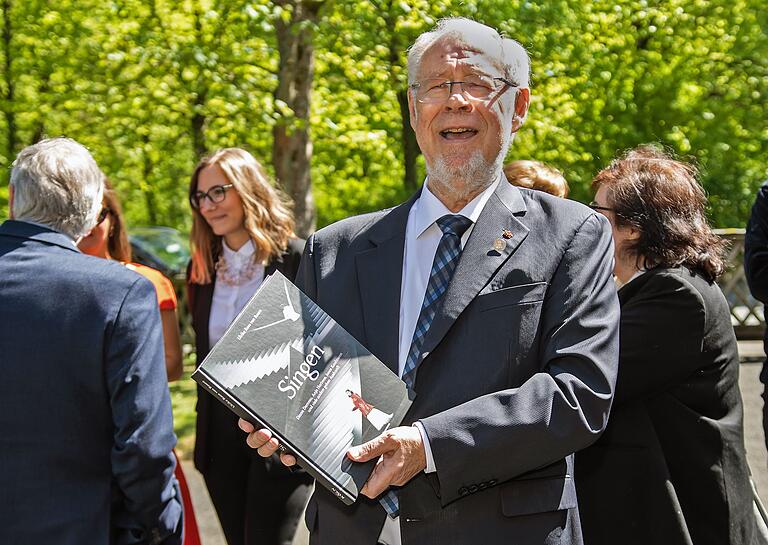 Walter Kolbow bei der Feier zu seinem 75. Geburtstag 2019 in Würzburg. Walter Kolbow bei der Feier zu seinem 75. Geburtstag 2019 in Würzburg.