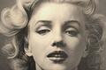 Das Gemälde von Alexander Timofeev (Jahrgang 1971, Ausschnitt) zeigt Marilyn Monroe sowohl als Star wie als verletzlichen Menschen.