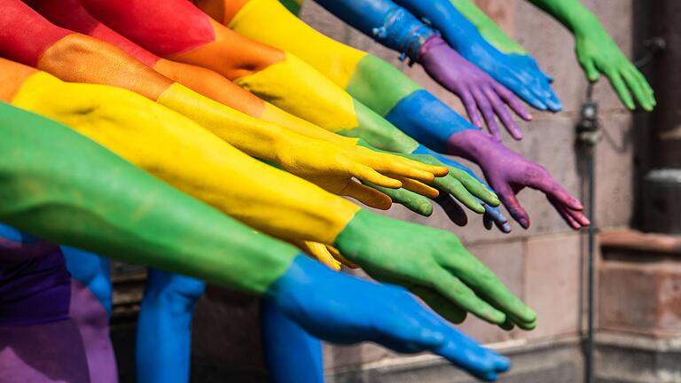 Die Regenbogenfarben - Ausdruck für Toleranz und gesellschaftliche Diversität.