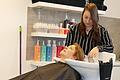 Helle, freundliche Räume und moderne Ausstattung bei kompetenter Arbeit bietet Lisa Fröhling ab 1. März in ihrem Friseursalon 'Haarzauber' in den Räumen des Wohnstifts in der Bodelschwinghstraße.