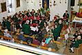 Die Trachtenkapelle Theinfeld sorgte in der Kirche St. Matthias für Weihnachtsstimmung.       -  Die Trachtenkapelle Theinfeld sorgte in der Kirche St. Matthias für Weihnachtsstimmung.