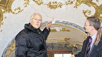 Risse, Abbröckeln: Joachim Fuchs (links), Gerhard Weiler.