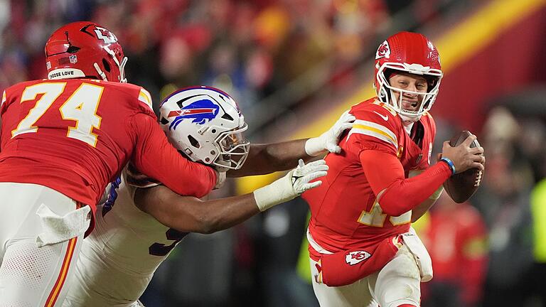 Kansas City Chiefs - Buffalo Bills       -  Patrick Mahomes hat die Kansas City Chiefs erneut in den Super Bowl geführt