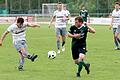 Christian Knoblach (links, gegen den Oberschwarzacher Andreas Mayer) legte mit seinem Treffer zum 1:0 den Grundstein für den Sander Heimsieg.