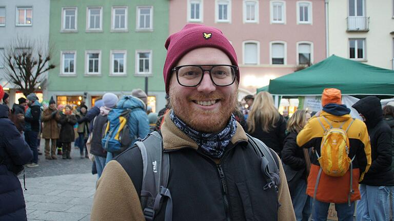 David Kreß (36) aus Bischofsheim hätte sich die Teilnahme von mehr Lokalpolitikern gewünscht.