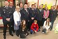 Die Geehrten bei der Feuerwehr Repperndorf, darunter die als Ersthelfer ausgezeichneten Schulkinder.