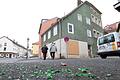 Das ehemalige Wohn- und Geschäftshaus in der Kaiserstraße 44/46 gehört jetzt der Stadt, die überlegt, wie sie es künftig nutzen will.