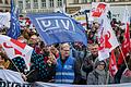 Hunderte Lehrerinnen und Lehrer haben am Samstag (18.01.20) auf dem Unteren Markt in Würzburg gegen die Personalpolitik des Kultusministeriums protestiert.&nbsp;