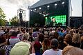 Michael Patrick Kelly spielte Mitte Juni vor 2500 zahlenden Fans auf dem Festivalgelände am Kitzinger Bleichwasen – und mehreren hundert Besuchern, die das Konzert im Umfeld kostenlos genossen.