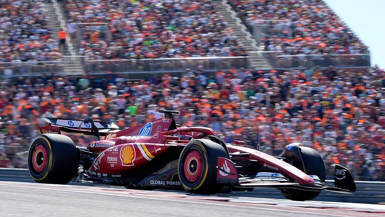 Großer Preis der USA       -  Leclerc übernimmt früh die Führung und fährt ein starkes Rennen.