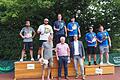 Siegerehrung der A Konkurrenz bei den Burgholzhausen Open.