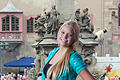 Sabine Fischer aus Uettingen bei der Main-Topmodel-Wahl 2012       -  Sabine Fischer aus Uettingen im Landkreis Würzburg steht aktuell bei der Pro-7-Sendung 'Germany's next Topmodel' vor der Kamera. 2012 gewann die schöne Studentin auf der Main-Post Bühne in Würzburg den Main-Topmodel-Wettbewerb.