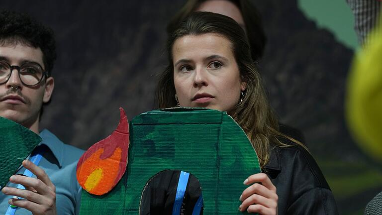 Weltklimakonferenz COP29 in Baku       -  Prangert den Einfluss der Fossil-Konzerne an: Luisa Neubauer.