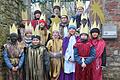 Die Stadelhofer Sternsinger vor ihrem Gang durch das Dorf.