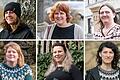 Sechs berufstätige Mütter aus Unterfranken berichten: (oben v.l.) Sarah Hall, Nadine Tscherbner und Carmen Vokovich, (unten v.l.) Lara Lübbe, Nadine Hildenbrand und Norma Rudat.