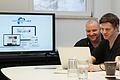 Dominik Ziegler (links) und Dominik Freitag vom Büro Macmyday wollen im ersten Quartal 2019 mit Marktheidenfeld Live ein 'Online-Schaufenster' für die Stadt anbieten.