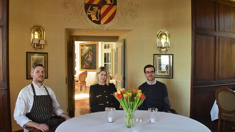 Steffen Szabo, Clara Löw und Remo Letrari (von links) freuen sich auf die baldige Eröffnung des Fine-Dining-Restaurants. Steffen Szabo, Clara Löw und Remo Letrari (von links) freuen sich auf die baldige Eröffnung des Fine-Dining-Restaurants.