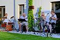 Stimmen sich schon mal für ihr Konzert am Viehmarkt ein: Die Bandmitglieder von „Little Noize“.       -  Stimmen sich schon mal für ihr Konzert am Viehmarkt ein: Die Bandmitglieder von „Little Noize“.