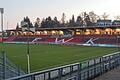 Blick ins Stadion der Würzburger Kickers am Dallenberg.